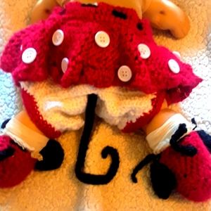 Mini mouse infant prop outfit